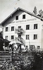 Gappmaiers Gasthaus zum Neuwirth, Aufnahme aus 1933 mit Gästen: Eine kleine "Erinnerung" an unsere lieben Richters zur Sommerfrische in Grossarl 1933, Josefine Pienert
