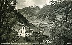 Großarl um 1950, Postkarte, sw